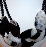Triple Strand Druze Necklace
