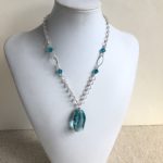 Meteor Swarovski Crystal and Marquis necklace