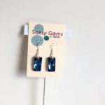 Blue Urban Swarovski Crystal Earrings